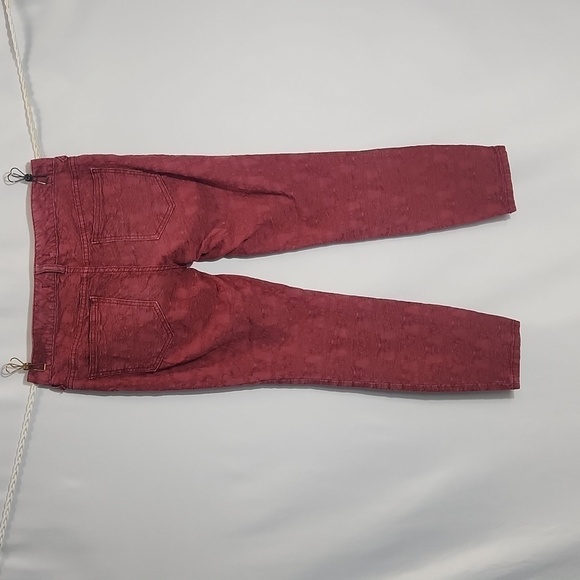 Free People Jacquard Textured Skinny Jeans - Picture 6 of 7